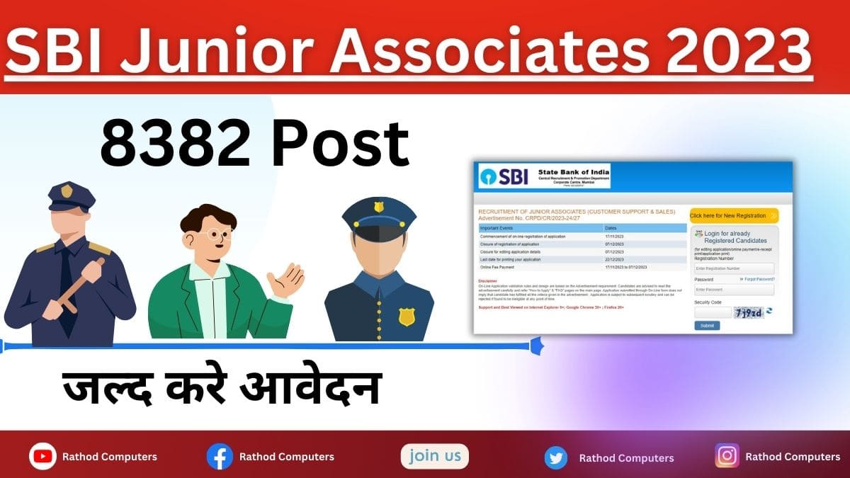 SBI Junior Associates 2023