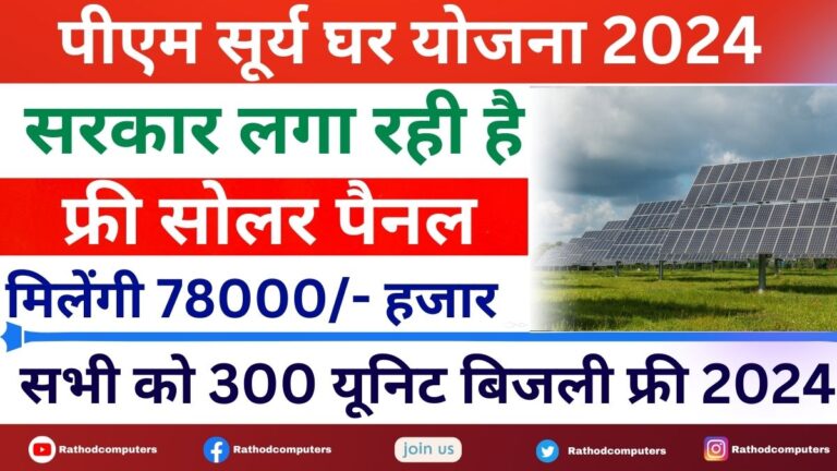 PM Surya Ghar Yojna 2024 Online Apply