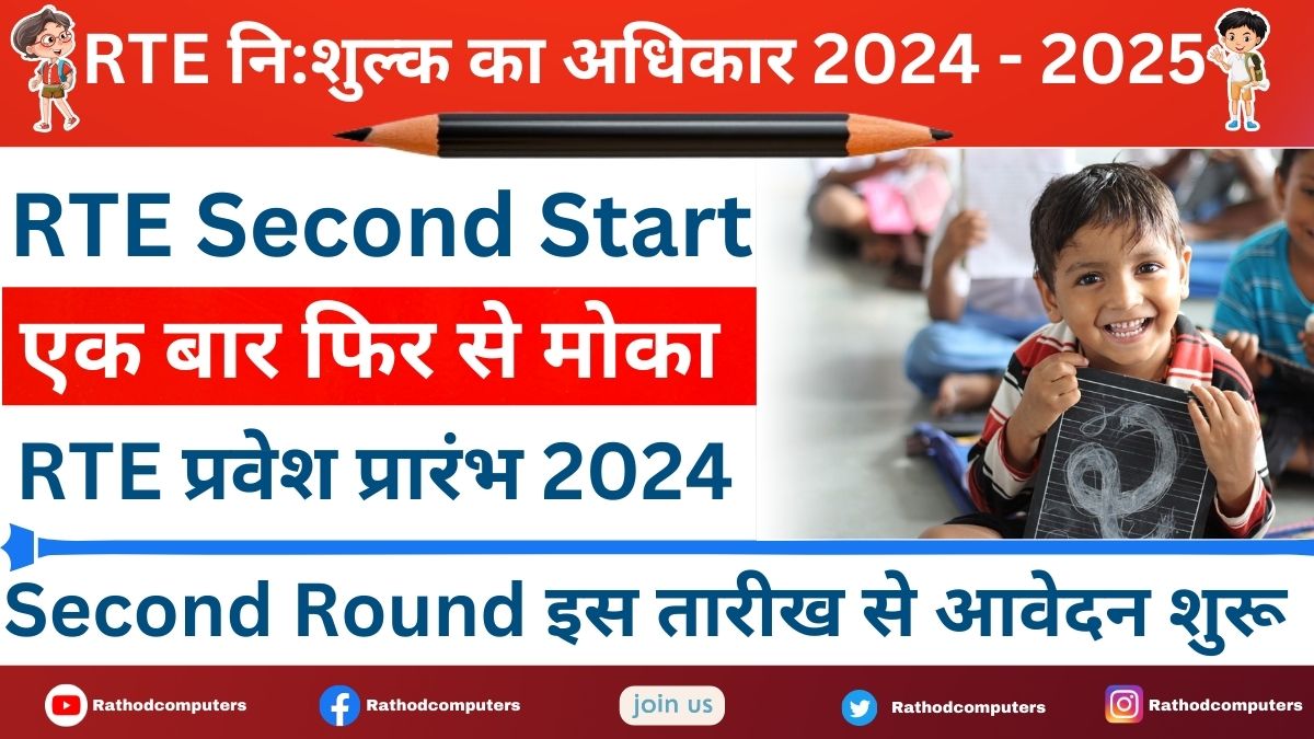 What is the Last Date for RTE Second Round MP Admission 2024