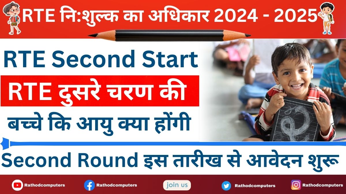 What is the Age Limit for RTE Second Round in MP
