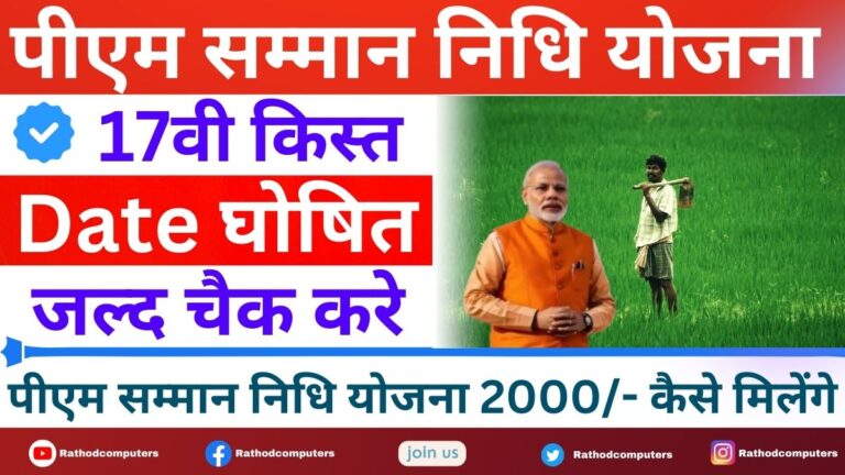 PM Kisan 17th Installment Date 2024