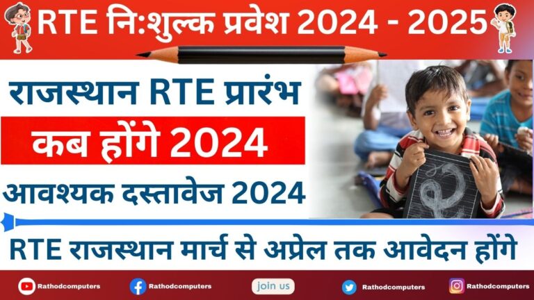 What is the Last Date for RTE Rajasthan Admission