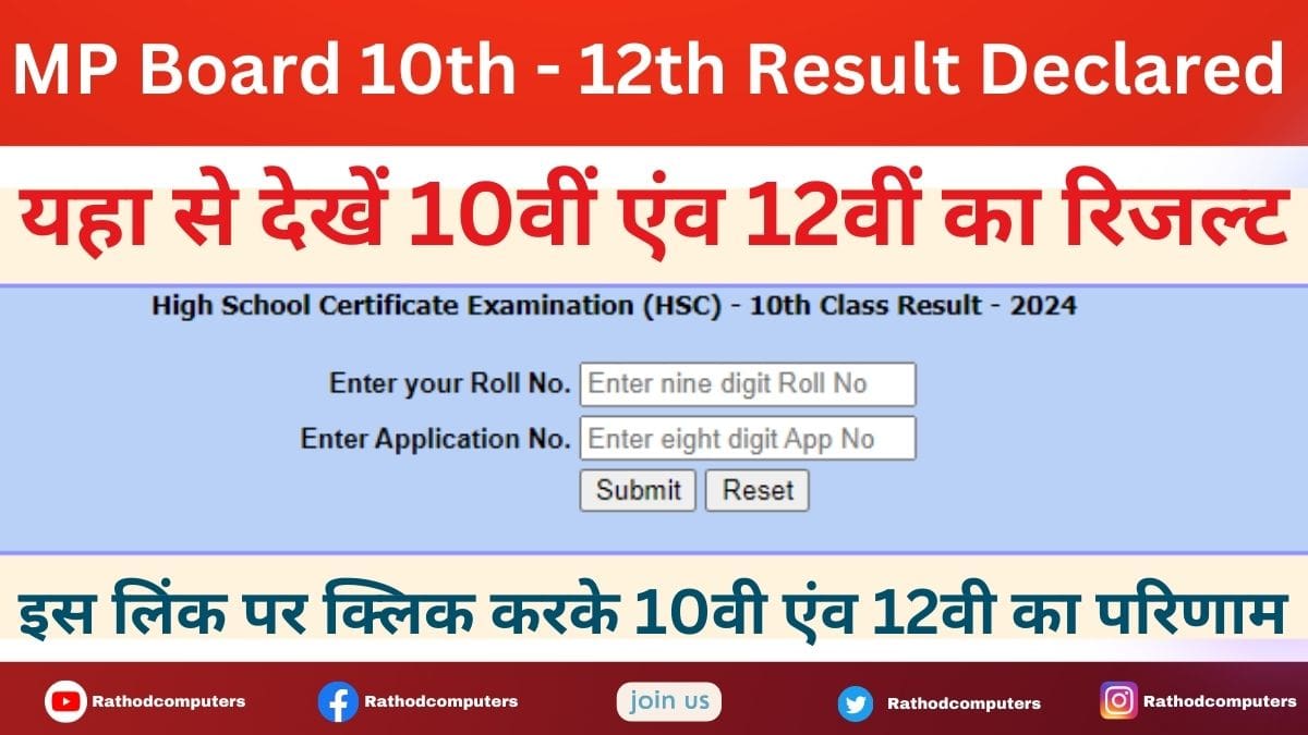 How to Check MPBSE Result 2024 Online